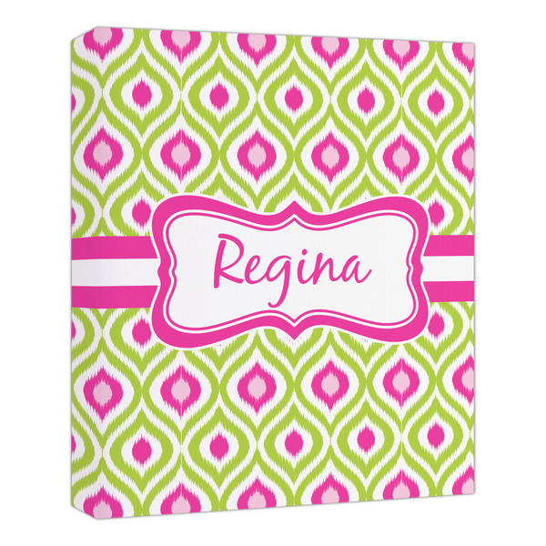 Custom Ogee Ikat Canvas Print - 20x24 (Personalized)