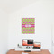 Ogee Ikat 20x24 - Matte Poster - On the Wall