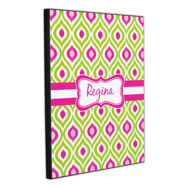 Ogee Ikat 20x24 Wood Print - Angle View