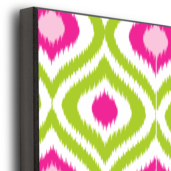 Ogee Ikat 20x24 Wood Print - Closeup