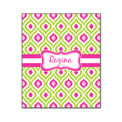 Ogee Ikat Wood Print - 20x24 (Personalized)