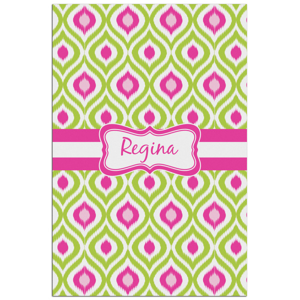 Custom Ogee Ikat Poster - Matte - 24x36 (Personalized)