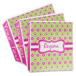 Ogee Ikat 3-Ring Binder (Personalized)