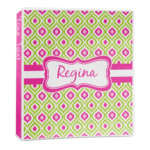 Custom Ogee Ikat 3-Ring Binder - 1 inch (Personalized)