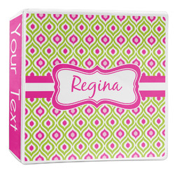 Ogee Ikat 3-Ring Binder - 2 inch (Personalized)