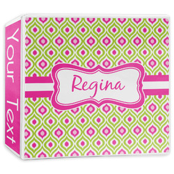 Ogee Ikat 3-Ring Binder - 3 inch (Personalized)