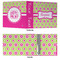 Ogee Ikat 3 Ring Binders - Full Wrap - 3" - APPROVAL