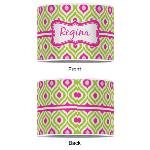 Ogee Ikat 8" Drum Lampshade - APPROVAL (Poly Film)