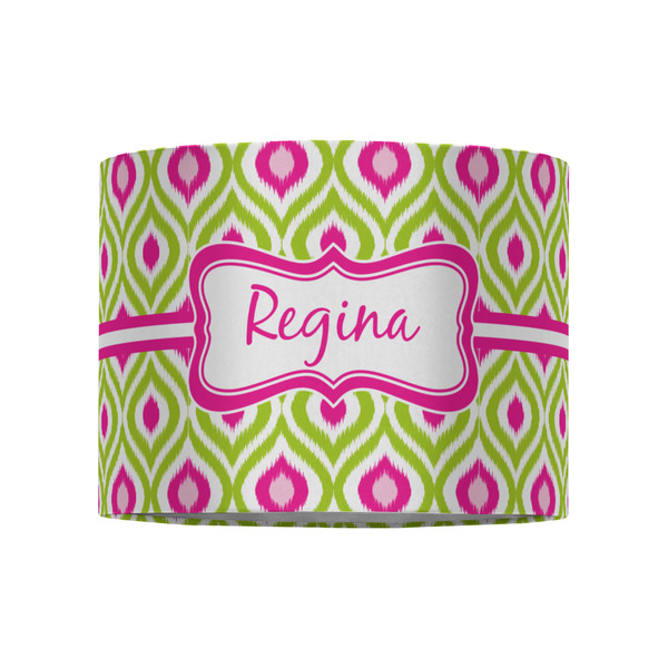 Ogee Ikat 8" Drum Lampshade - FRONT (Fabric)