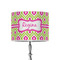 Ogee Ikat 8" Drum Lampshade - ON STAND (Poly Film)