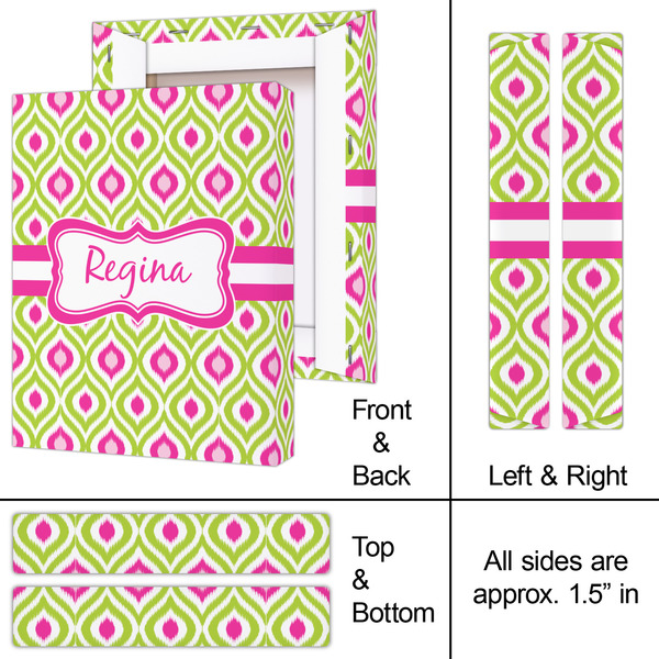 Ogee Ikat 8x10 - Canvas Print - Approval