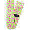 Ogee Ikat Adult Crew Socks - Single Pair - Front and Back