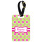 Ogee Ikat Metal Luggage Tag w/ Name or Text