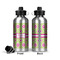 Ogee Ikat Aluminum Water Bottle - Front and Back