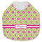 Ogee Ikat Jersey Knit Baby Bib w/ Name or Text