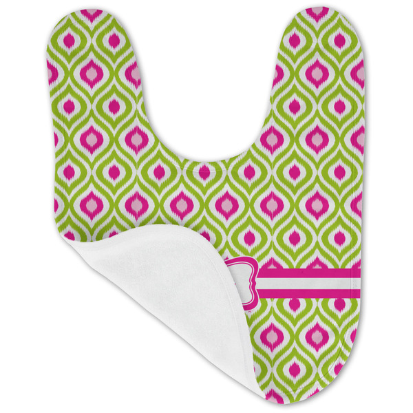 Ogee Ikat Baby Bib - AFT folded