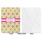 Ogee Ikat Baby Blanket (Single Side - Printed Front, White Back)