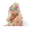 Ogee Ikat Baby Hooded Towel on Child