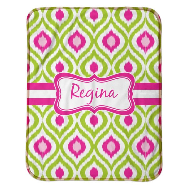 Ogee Ikat Baby Sherpa Blanket - Flat
