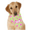 Ogee Ikat Dog Bandana Scarf w/ Name or Text