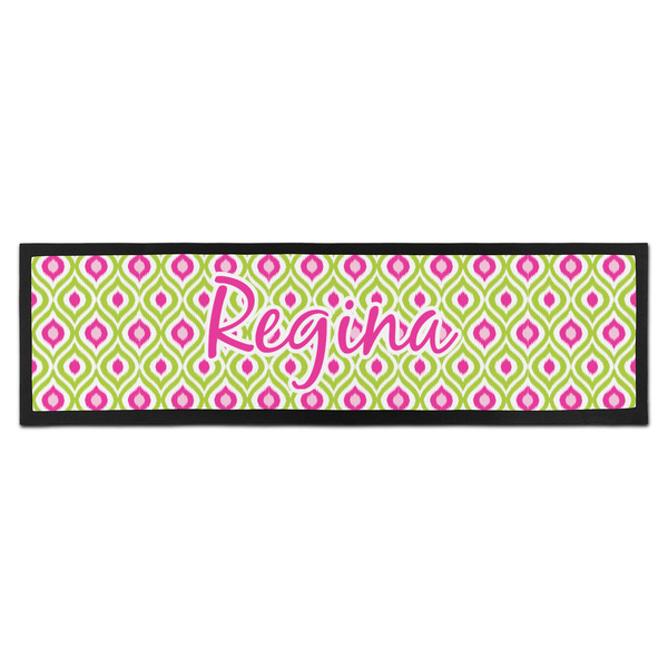 Custom Ogee Ikat Bar Mat (Personalized)