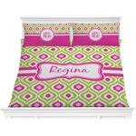 Ogee Ikat Comforter Set - King (Personalized)