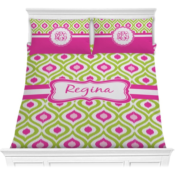 Custom Ogee Ikat Comforters (Personalized)