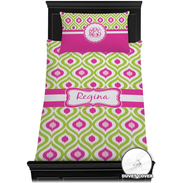 Ogee Ikat Bedding Set (Twin) - Duvet