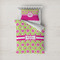 Ogee Ikat Duvet Cover Set - Twin (Personalized)