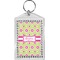 Ogee Ikat Bling Keychain (Personalized)