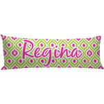 Ogee Ikat Body Pillow Case (Personalized)