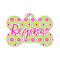 Ogee Ikat Bone Shaped Dog ID Tag - Small (Personalized)