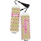 Ogee Ikat Bookmark with tassel - Front and Back