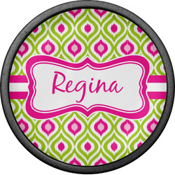 Ogee Ikat Cabinet Knob (Black) (Personalized)