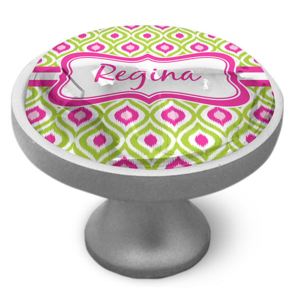 Custom Ogee Ikat Cabinet Knob (Personalized)