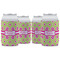 Ogee Ikat Can Cooler (12 oz) - Set of 4 w/ Name or Text