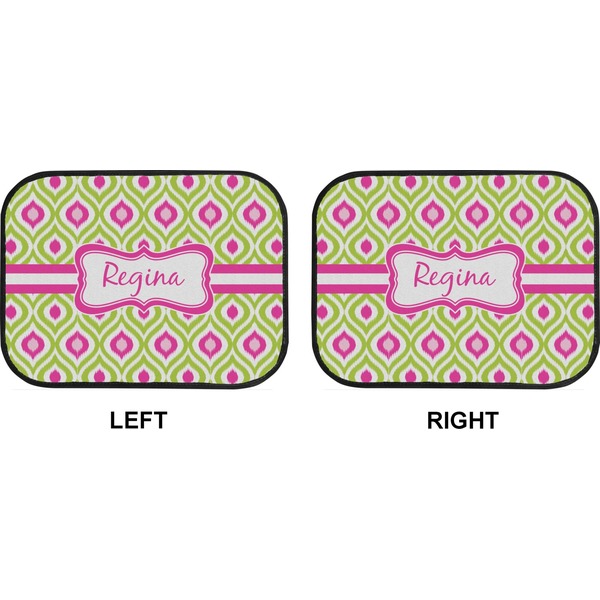 Ogee Ikat Car Floor Mats (Back Seat) (Approval)