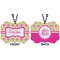 Ogee Ikat Car Ornament (Approval)