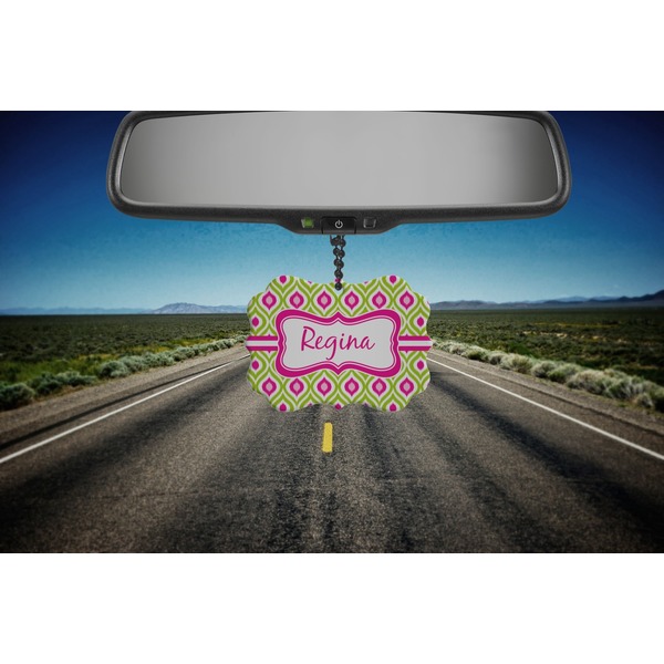 Ogee Ikat Car Ornament (Road)