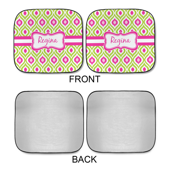 Ogee Ikat Car Sun Shades - APPROVAL