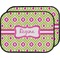 Ogee Ikat Car Floor Mats (Back Seat) (Personalized)