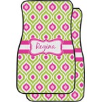 Ogee Ikat Car Floor Mats (Personalized)