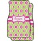 Ogee Ikat Car Floor Mats (Front Seat) (Personalized)