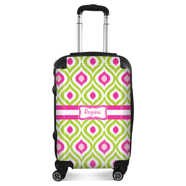 Custom Ogee Ikat Suitcase - 20" Carry On (Personalized)
