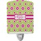 Ogee Ikat Ceramic Night Light (Personalized)