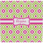 Ogee Ikat Ceramic Tile Hot Pad (Personalized)