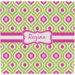 Ogee Ikat Ceramic Tile Hot Pad (Personalized)