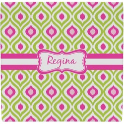 Ogee Ikat Ceramic Tile Hot Pad (Personalized)