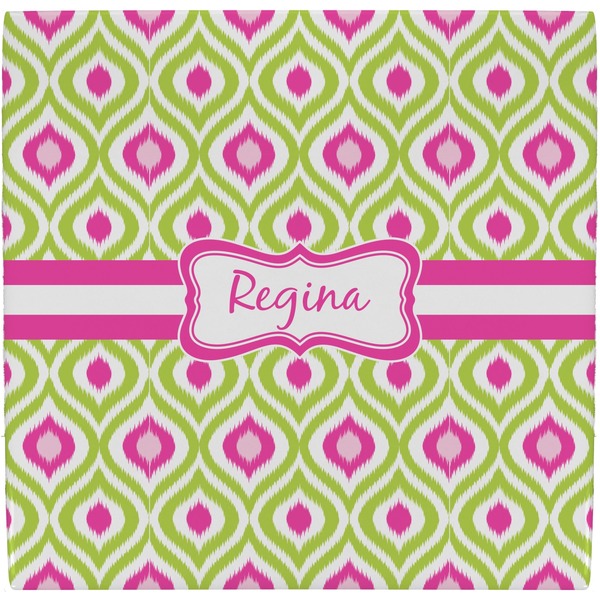 Custom Ogee Ikat Ceramic Tile Hot Pad (Personalized)