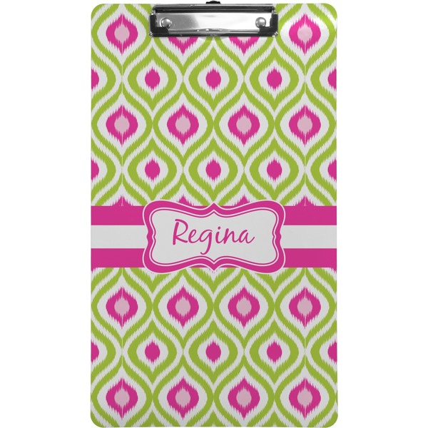 Custom Ogee Ikat Clipboard (Legal Size) (Personalized)